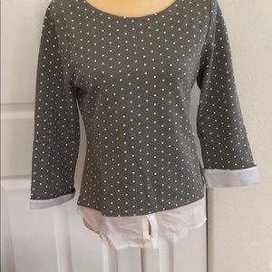 Polka dot sweater